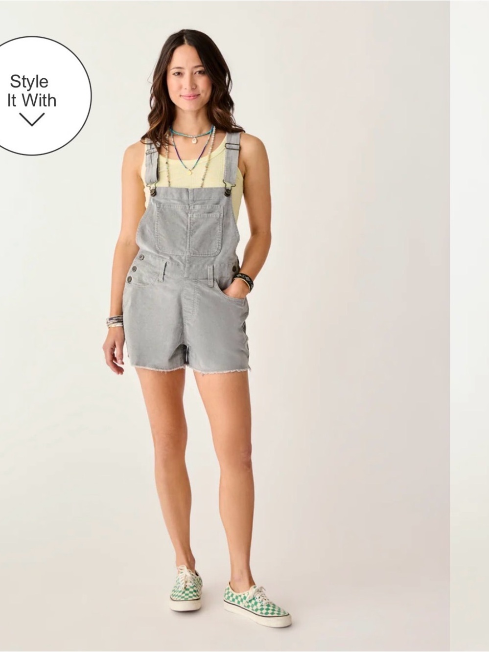 Carve Jason Overall Shorts in Cinder color